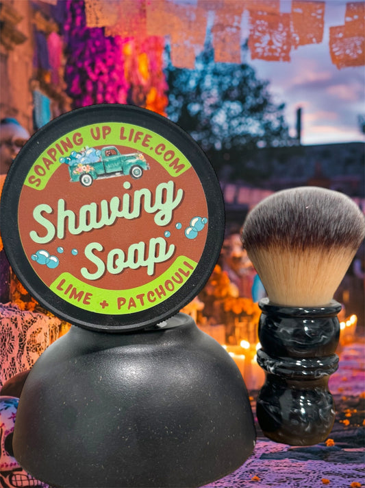 Shaving Soap + Brush Set