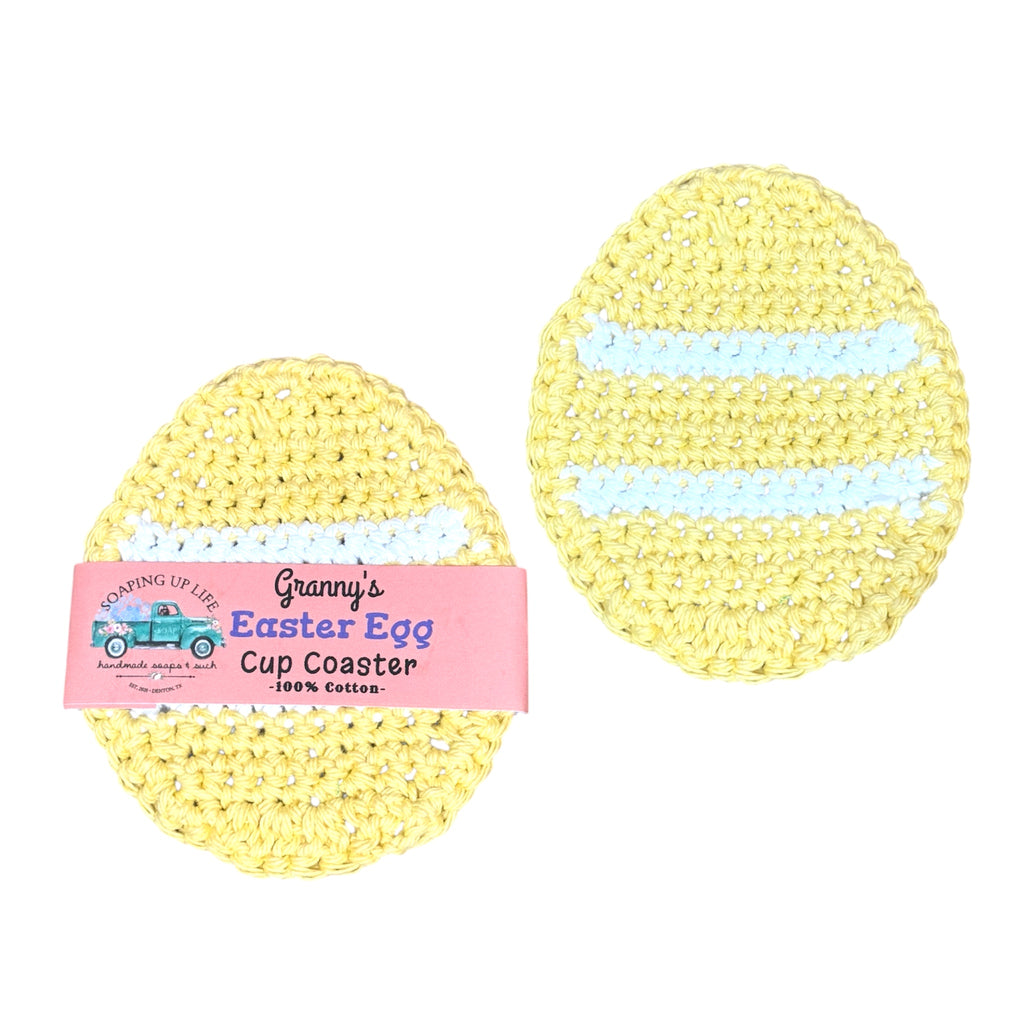 Easter Egg Cup Coaster - Yellow