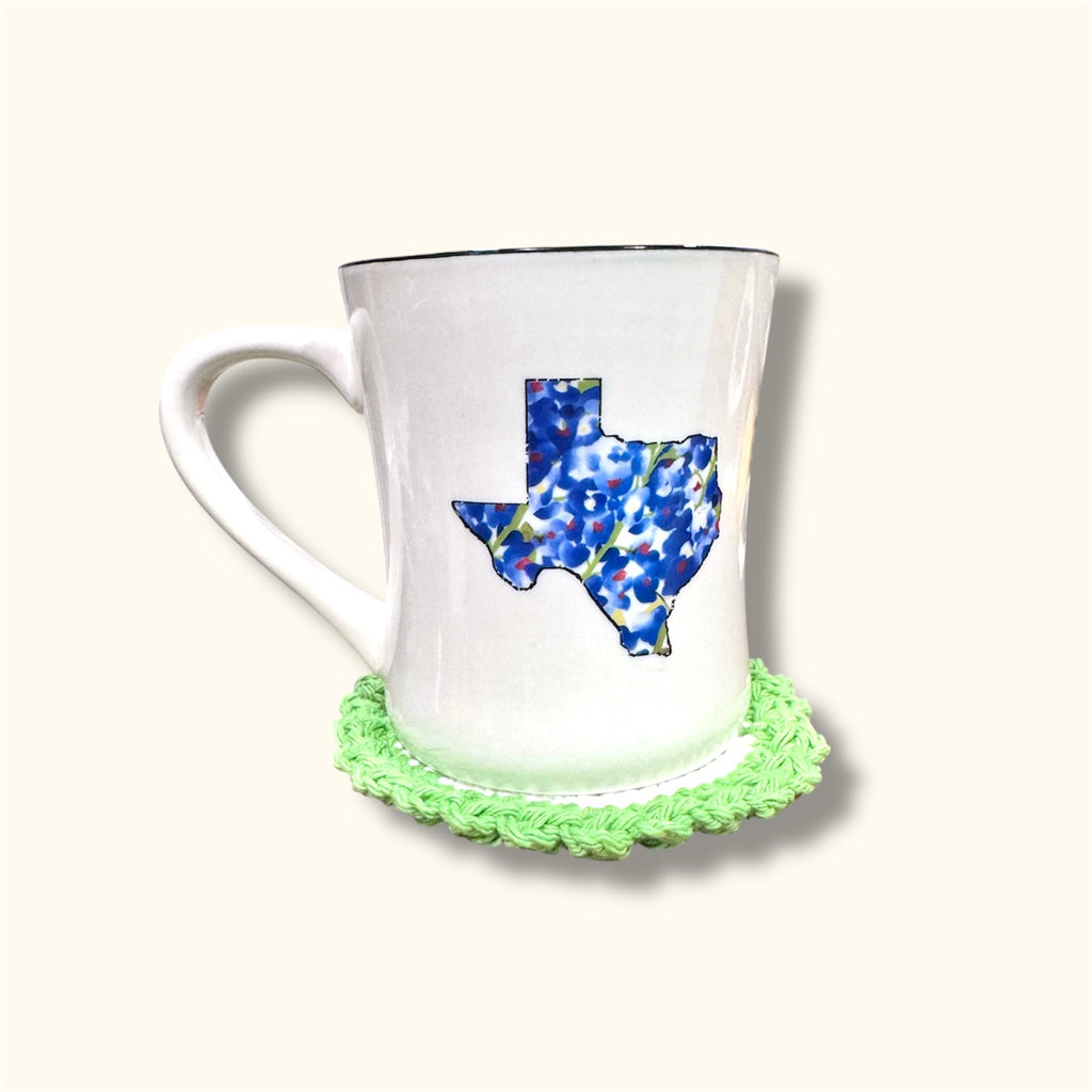 Crochet Coaster Green