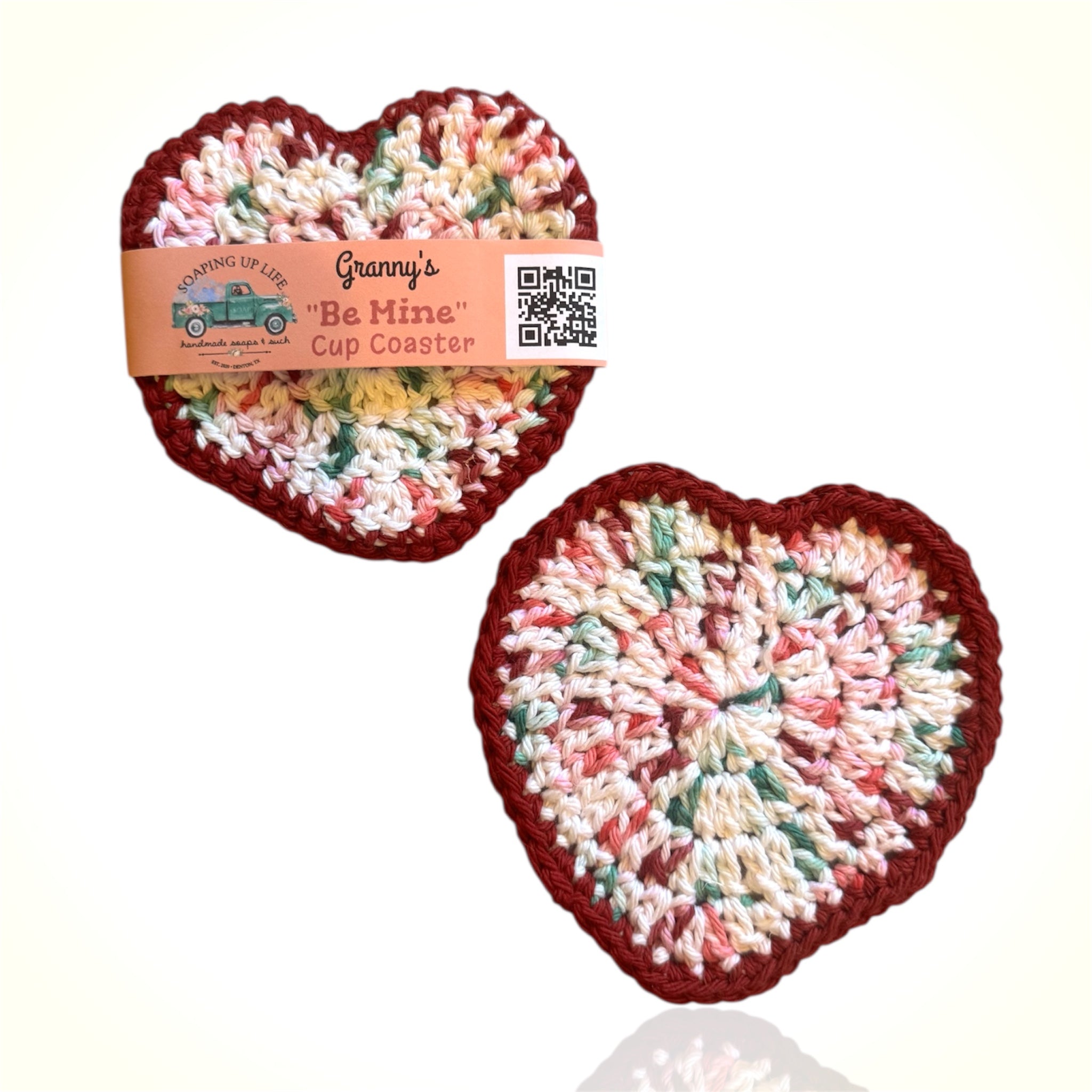 Heart Coaster-Mulitcolor