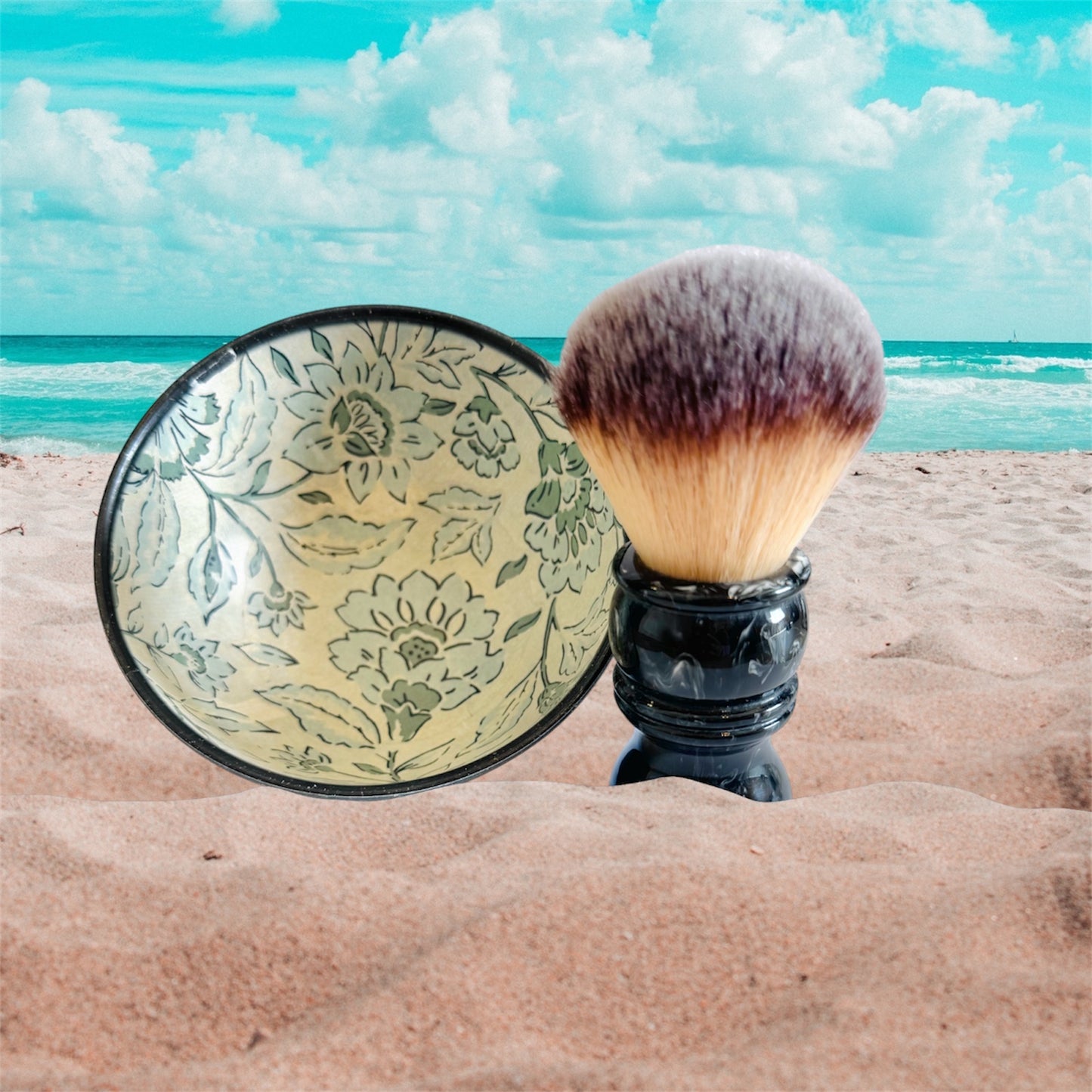 Shaving Soap + Brush Set