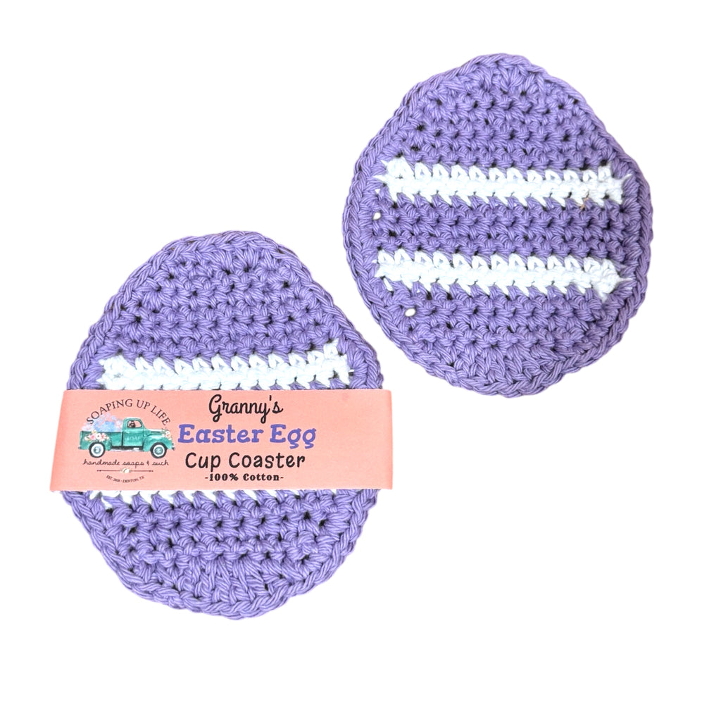 Easter Egg Cup Coaster - Lavender