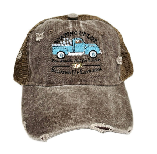 Soaping Up Life Hat-Brown