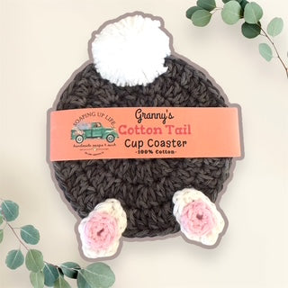Cottontail Cup Coaster - Grey