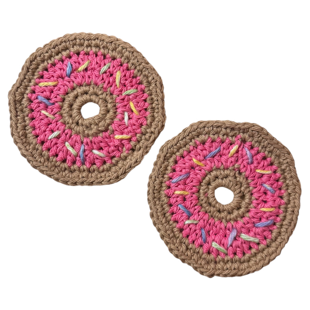 Donut Cup Coaster Pink