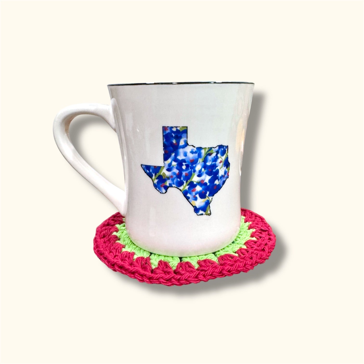 Sunburst Coaster Red/Blue