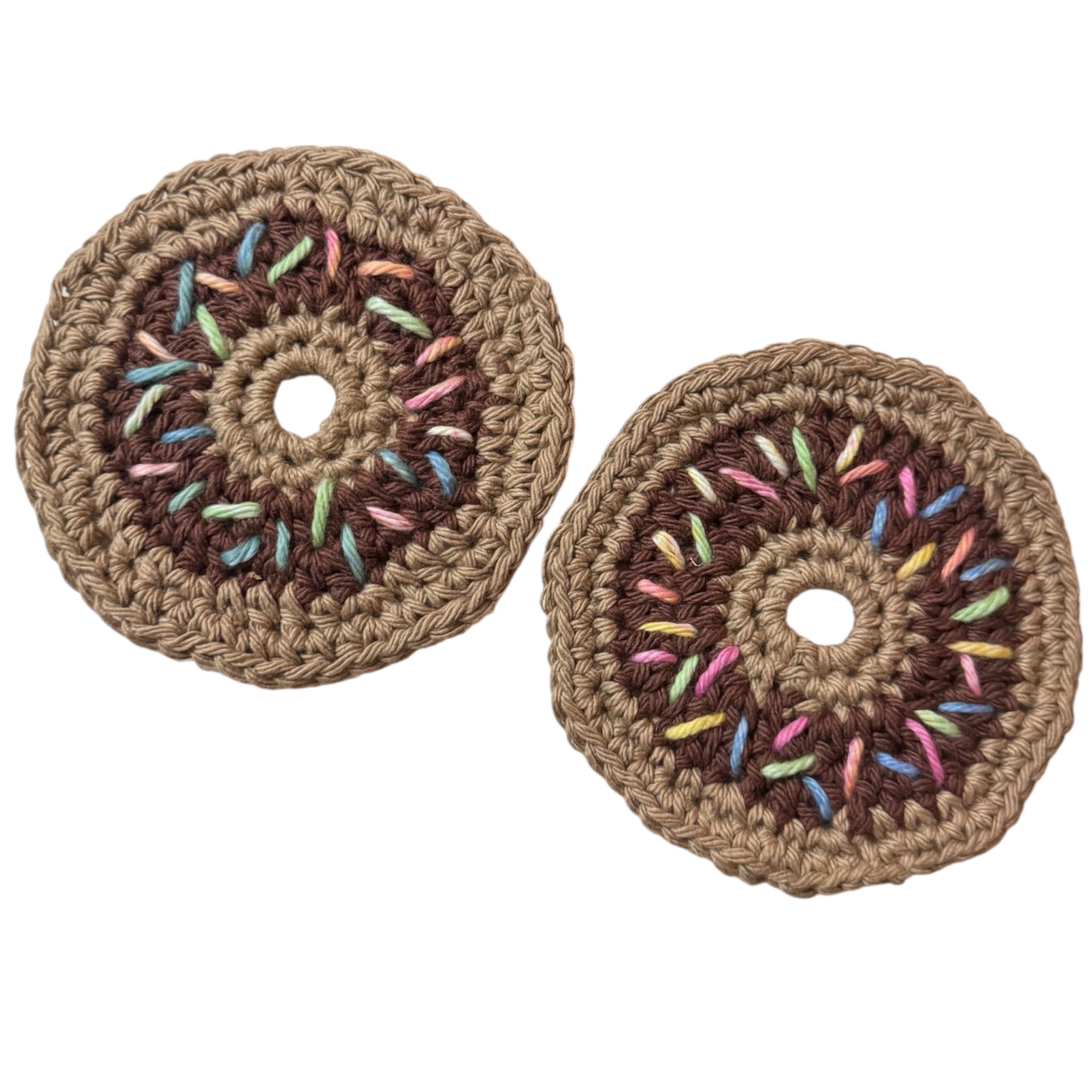 Donut Cup Coaster Chocolate