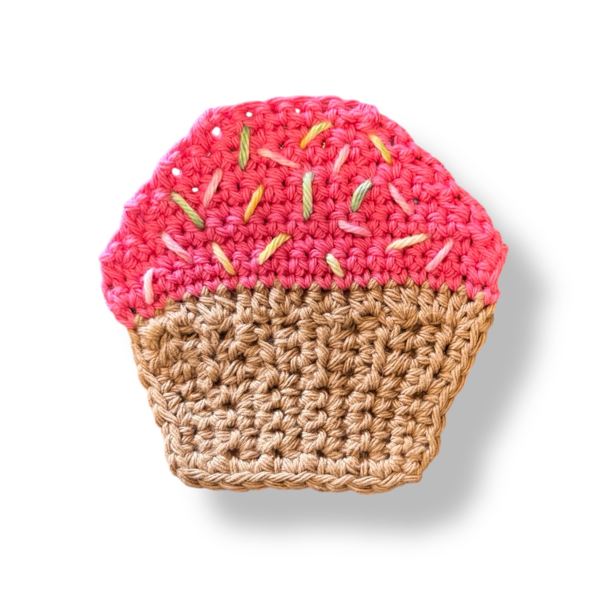 Cupcake Cup Coaster - Pink