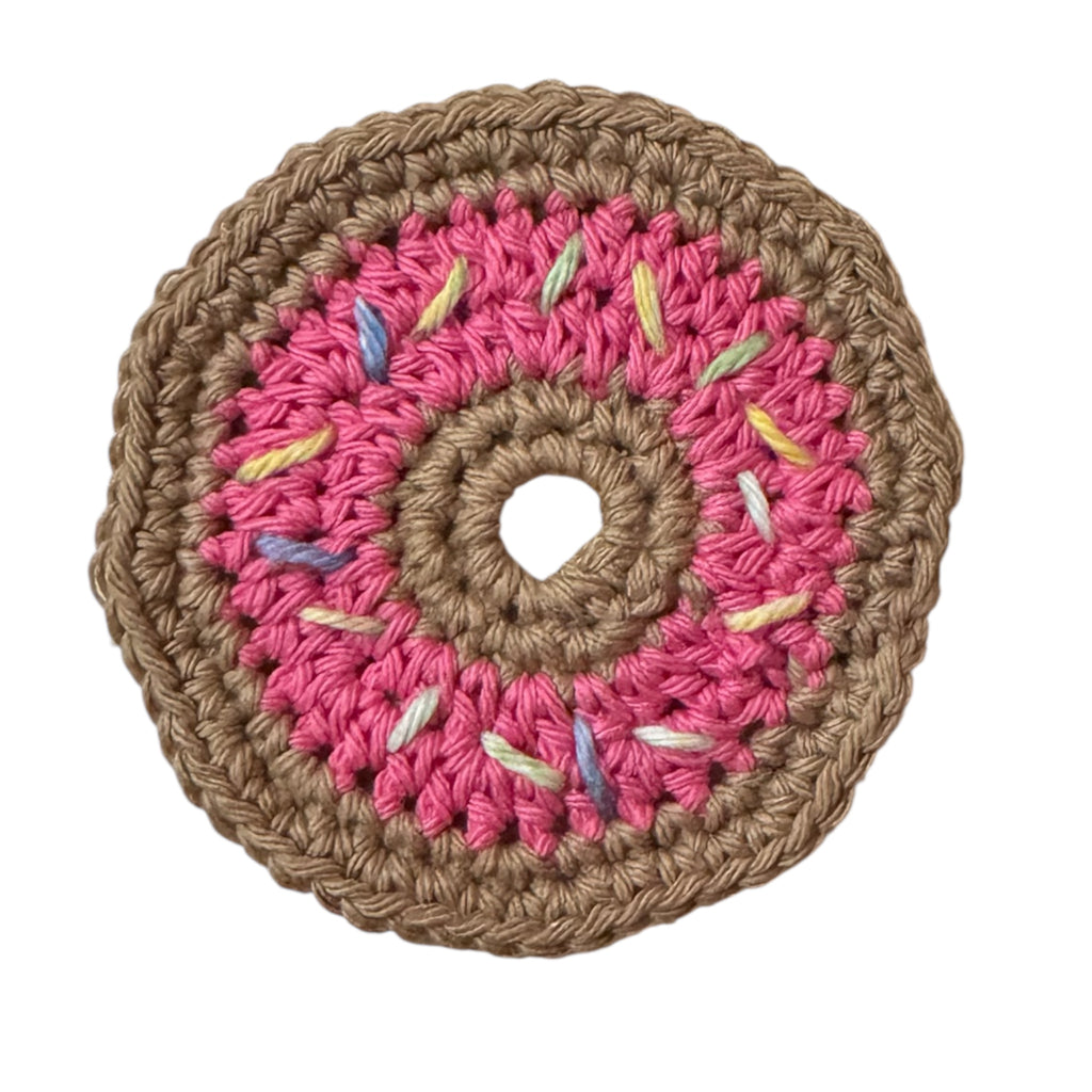 Donut Cup Coaster Pink